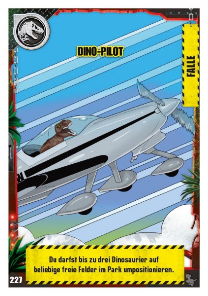 Nummer 227 I Dino-Pilot I LEGO Jurassic World TCG 3