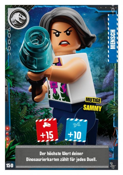 Nummer 150 I Mutige Sammy I LEGO Jurassic World TCG 3