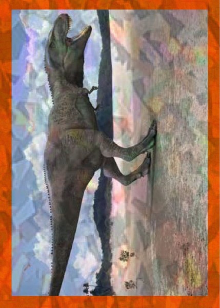 Nummer 028 I DINOSAURIER-Stickerserie
