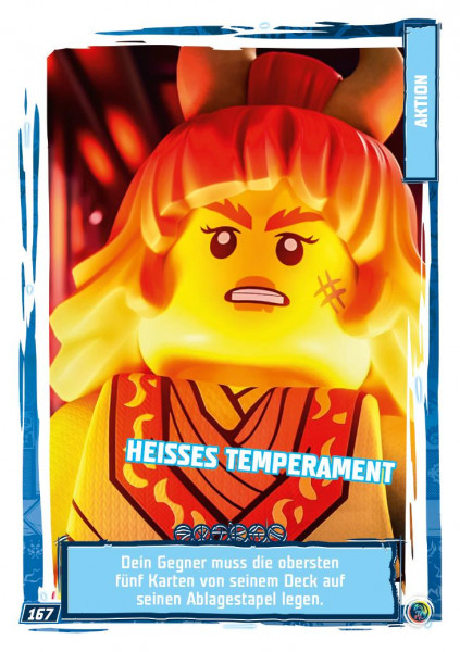 Nummer 167 I Heißes Temperament I LEGO Ninjago TCG 9
