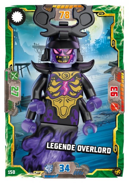 Nummer 150 I Legende Overlord I LEGO Ninjago TCG 8 Next Level