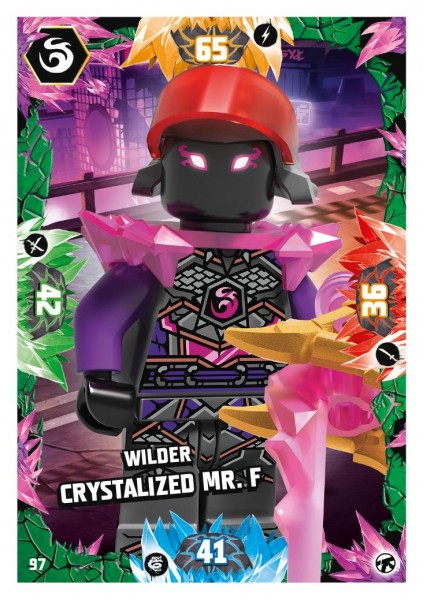 Nummer 097 I Wilder Crystalized Mr. F I LEGO Ninjago TCG 8 Next Level