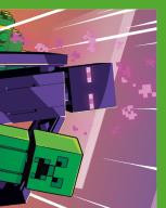 Nummer 001 I LEGO® Minecraft Sticker