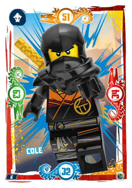 Nummer 006 I Cole I LEGO Ninjago TCG 9