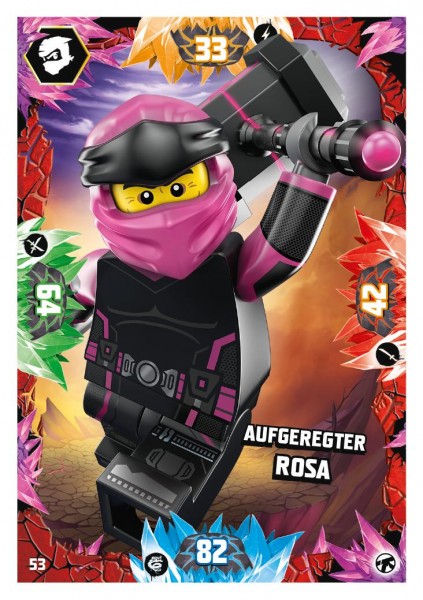 Nummer 053 I Aufgeregter Rosa I LEGO Ninjago TCG 8 Next Level