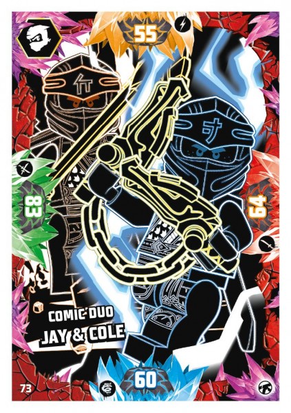 Nummer 073 I Comic Duo Jay & Cole I LEGO Ninjago TCG 8 Next Level