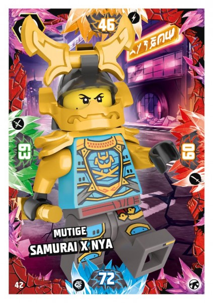Nummer 042 I Mutige Samurai X Nya I LEGO Ninjago TCG 8 Next Level