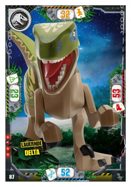 Nummer 087 I Lauernde Delta I LEGO Jurassic World TCG 3