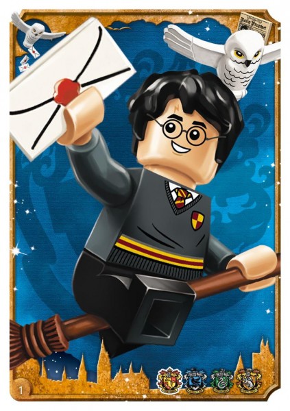 Sammelkarte Nummer 001 I Harry Potter Trading Card