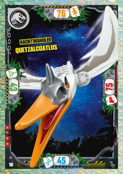 Nummer 016 I Nachtwandler Quetzalcoatlus I LEGO Jurassic World TCG 3