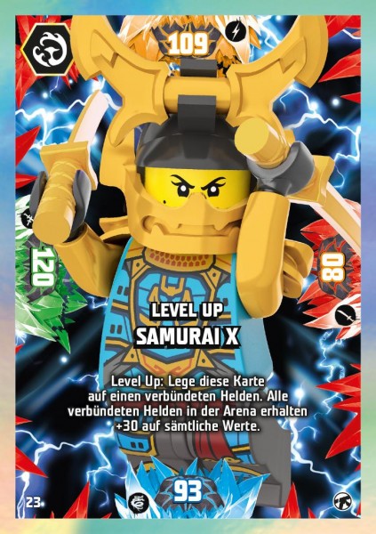 Nummer 023 I Level Up Samurai X I LEGO Ninjago TCG 8 Next Level