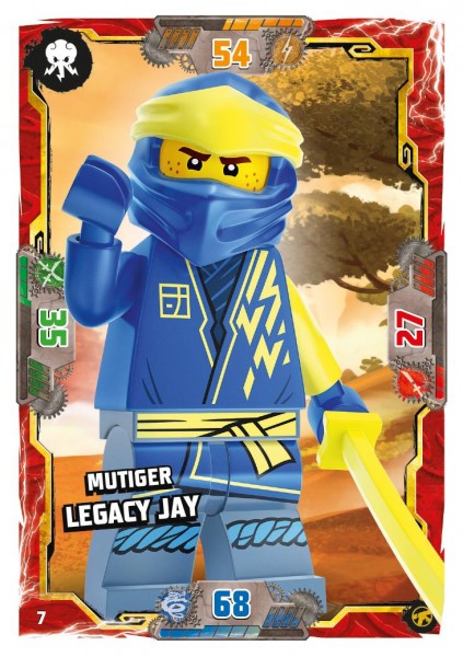 Nummer 007 I Mutiger Legacy Jay I LEGO Ninjago TCG 8 Next Level