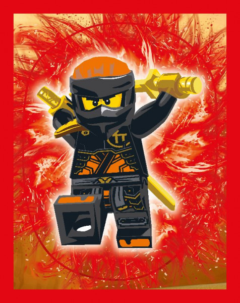 Sticker Nummer 040 I LEGO Ninjago Dragons Rising Stickerserie