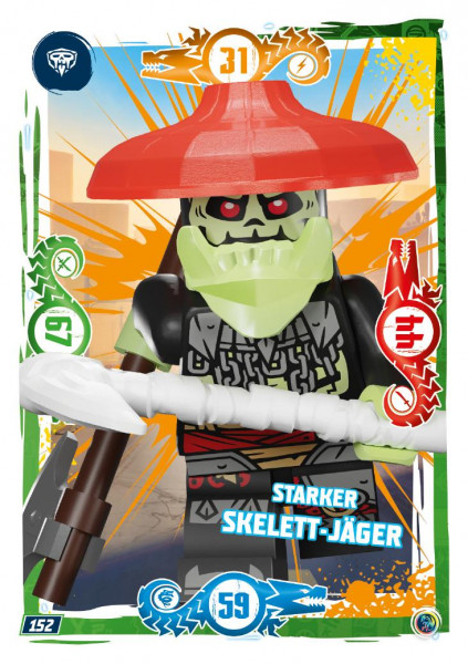 Nummer 152 I Starker Skelett-Jäger I LEGO Ninjago TCG 9