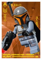 Nummer 056 I Mandalorianischer Krieger (Silber) I "Die Macht"-Edition Nummer 056 I Mandalorianischer Krieger (Silber) I "Die Macht"-Edition