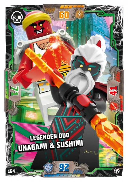 Nummer 164 I Legenden Duo Unagami & Sushimi I LEGO Ninjago TCG 8 Next Level