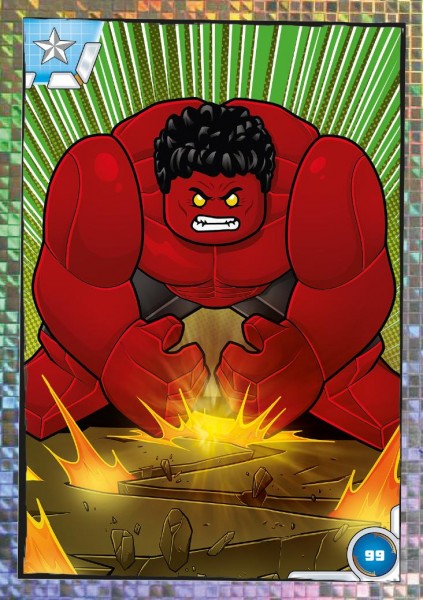 Nummer 099 I Comic Red Hulk I LEGO Marvel Avengers TCC 1