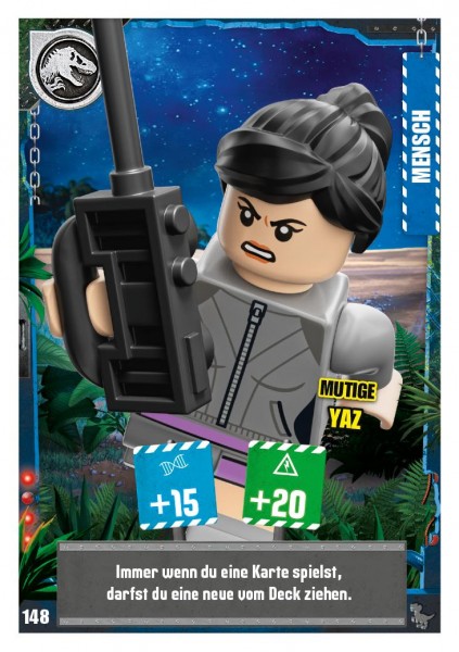 Nummer 148 I Mutige Yaz I LEGO Jurassic World TCG 3