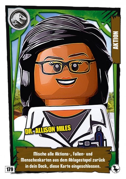 Nummer 179 I Dr. Allison Miles I LEGO Jurassic World TCG 3
