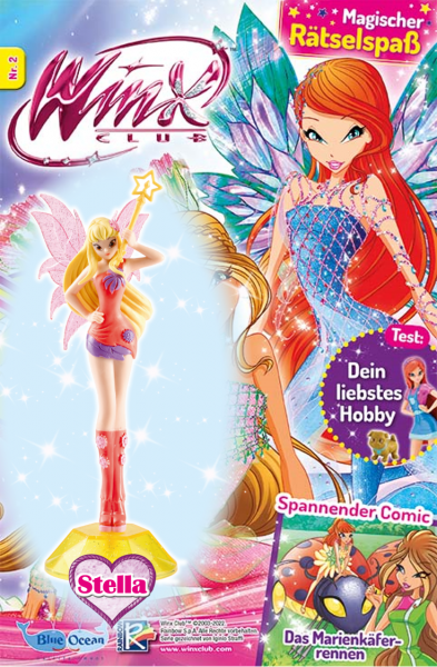 Winx Magazin + Figur: Stift Stella!