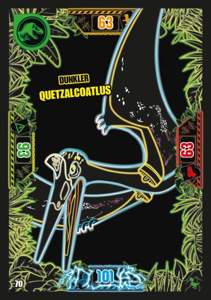 Nummer 070 I Dunkler Quetzalcoatlus I LEGO Jurassic World TCG 3