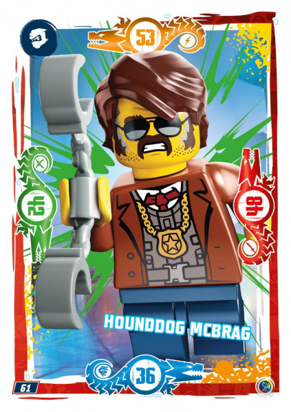 Nummer 061 I Hounddog McBrag I LEGO Ninjago TCG 9
