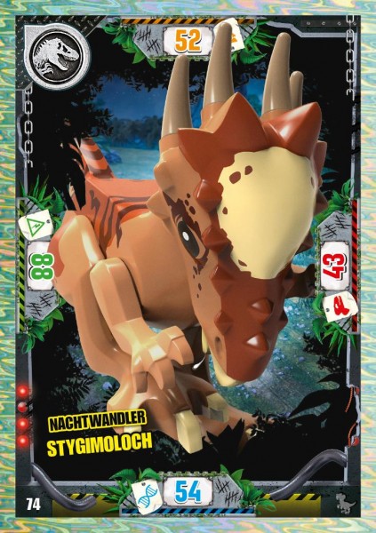 Nummer 074 I Nachtwandler Stygimoloch I LEGO Jurassic World TCG 3