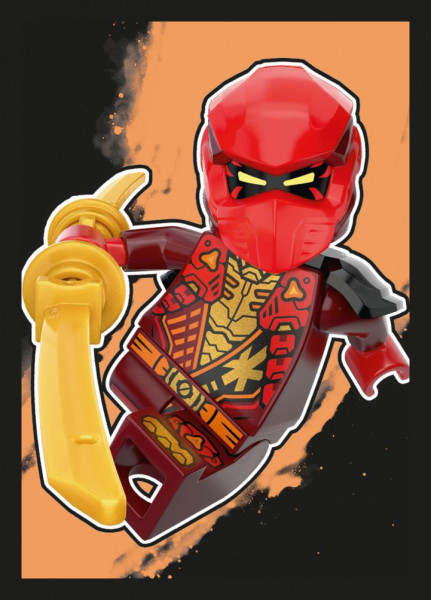 Sticker Nummer 198 I LEGO Ninjago Dragons Rising Stickerserie