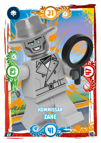 Nummer 069 I Kommissar Zane I LEGO Ninjago TCG 9
