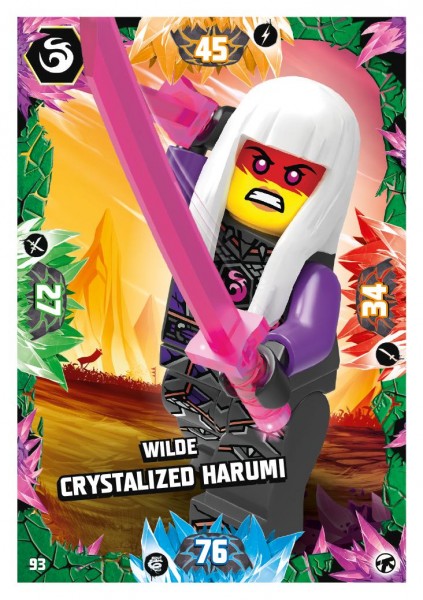 Nummer 093 I Wilde Crystalized Harumi I LEGO Ninjago TCG 8 Next Level