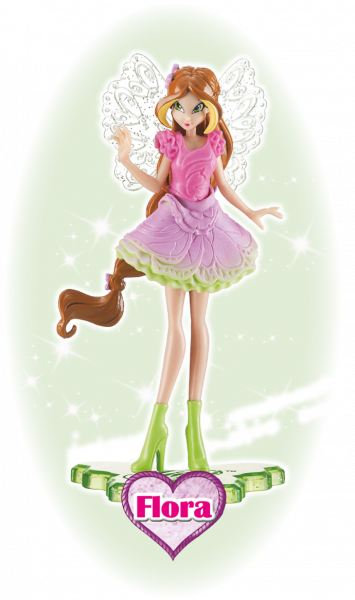 Winx Club Sammelfigur Magic Girl Flora!