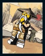 Sticker Nummer 095 I LEGO Ninjago Crystalized Stickerserie