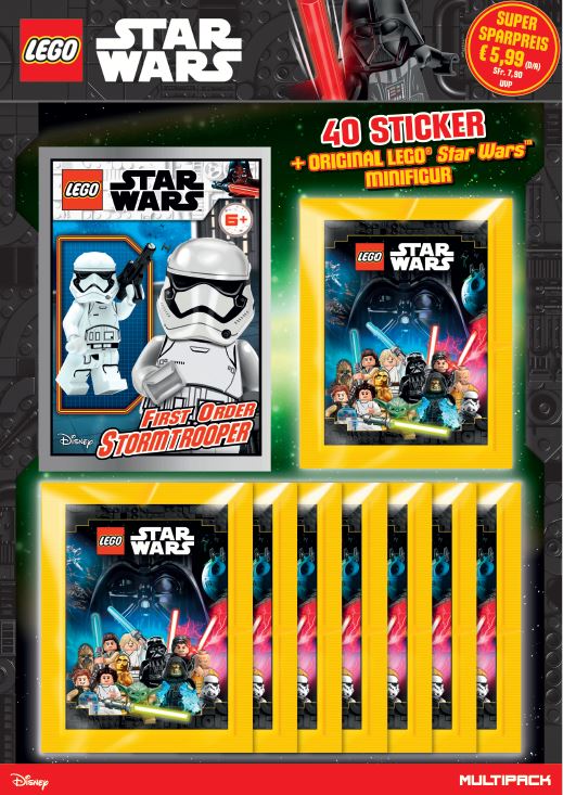 Blue Ocean Lego® Star Wars™ Stickerserie 5 Stickertüten 25 Sticker 