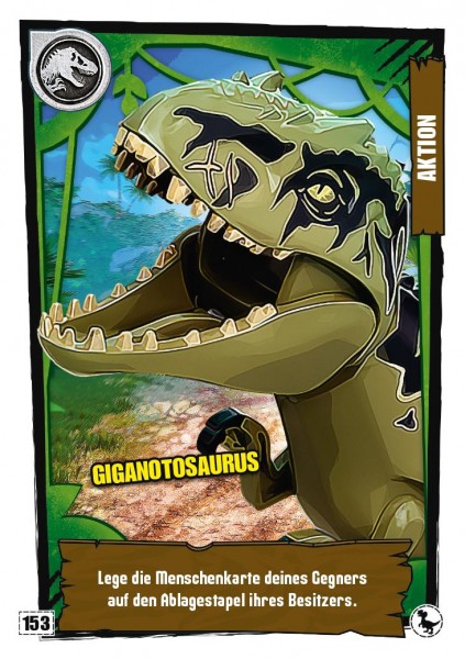 Nummer 153 I Giganotosaurus I LEGO Jurassic World TCG 3