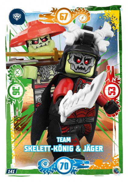 Nummer 141 I Team Skelett-König & -Jäger I LEGO Ninjago TCG 9