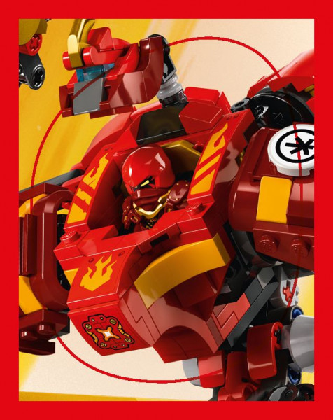 Sticker Nummer 025 I LEGO Ninjago Dragons Rising Stickerserie