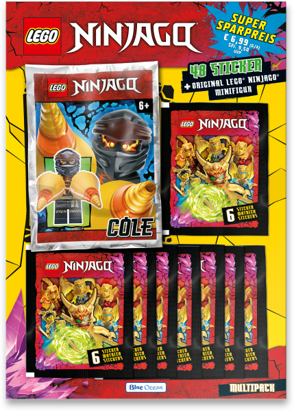 LEGO NINJAGO Crystalized Sticker Multipack