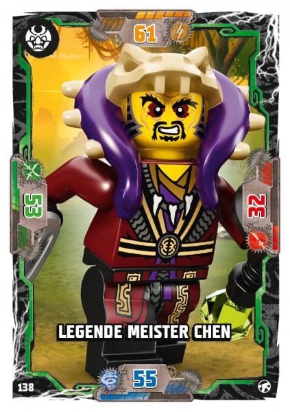 Nummer 138 I Legende Meister Chen I LEGO Ninjago TCG 8 Next Level