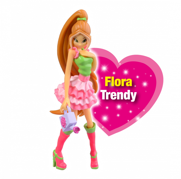 Winx Club XXL-Sammelfigur Trendy Flora