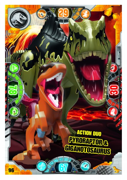 Nummer 096 I Action Duo Pyroraptor & Giganotosaurus