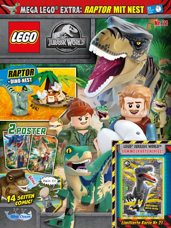 Blue ocean lego top jurassic world