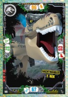 Nummer 055 I Nachtwandler T. Rex I LEGO Jurassic World TCG 3 Nummer 055 I Nachtwandler T. Rex I LEGO Jurassic World TCG 3
