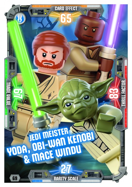 Nummer 069 | Jedi Meister Yoda, Obi-Wan Kenobi & Mace Windu