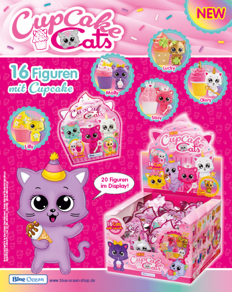 CupCakeCats - Display Serie 1 *ausverkauft*