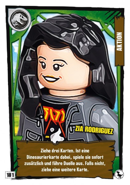 Nummer 181 I Zia Rodriguez I LEGO Jurassic World TCG 3