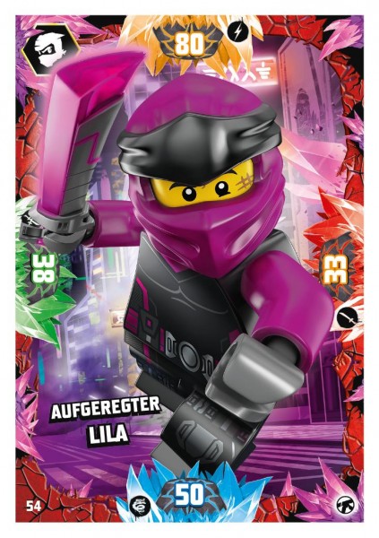 Nummer 054 I Aufgeregter Lila I LEGO Ninjago TCG 8 Next Level