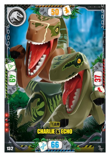 Nummer 132 I Team Charlie & Echo I LEGO Jurassic World TCG 3