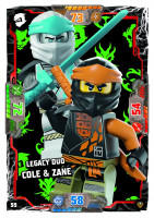 Nummer 099 I Legacy Duo Cole & Zane I LEGO Ninjago TCG 9 Next Level Nummer 099 I Legacy Duo Cole & Zane I LEGO Ninjago TCG 9 Next Level