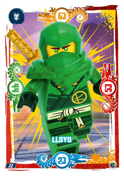 Nummer 022 I Lloyd I LEGO Ninjago TCG 9
