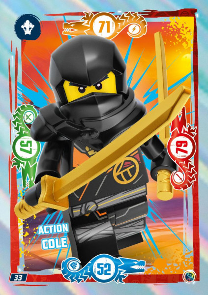 Nummer 033 I Action Cole I LEGO Ninjago TCG 9